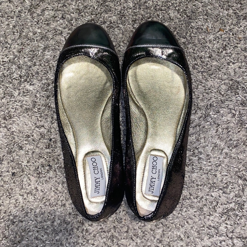 Jimmy Choo Sparkle Flats